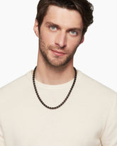 Box Chain Necklace with Stainless Steel and Sterling Silver, 7.3mm